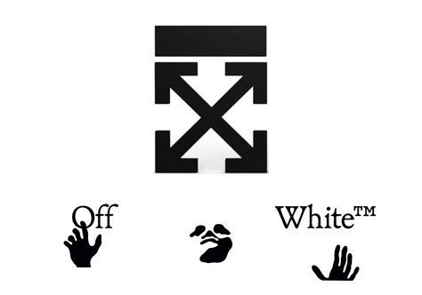 off white hands logo.